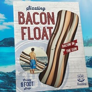 Bacon pool float raft NIB